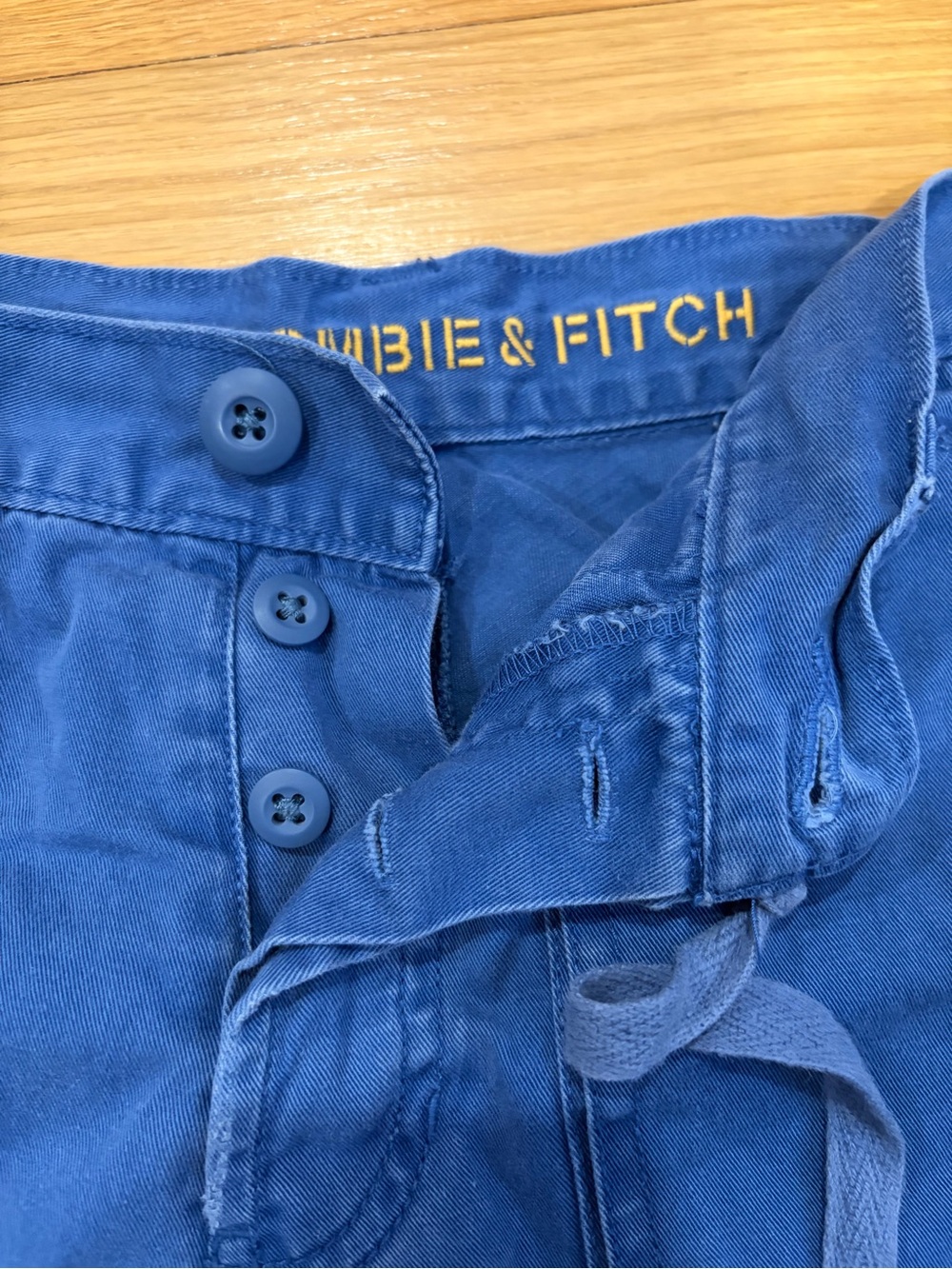 Original Abercrombie & Fitch Blue Women's Shorts Vintage